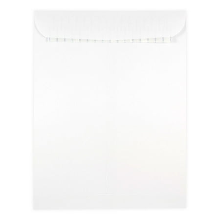 JAM Paper 10 x 13 Open End Catalog Envelopes with Peel & Seal Closure, White, 25 per Pack