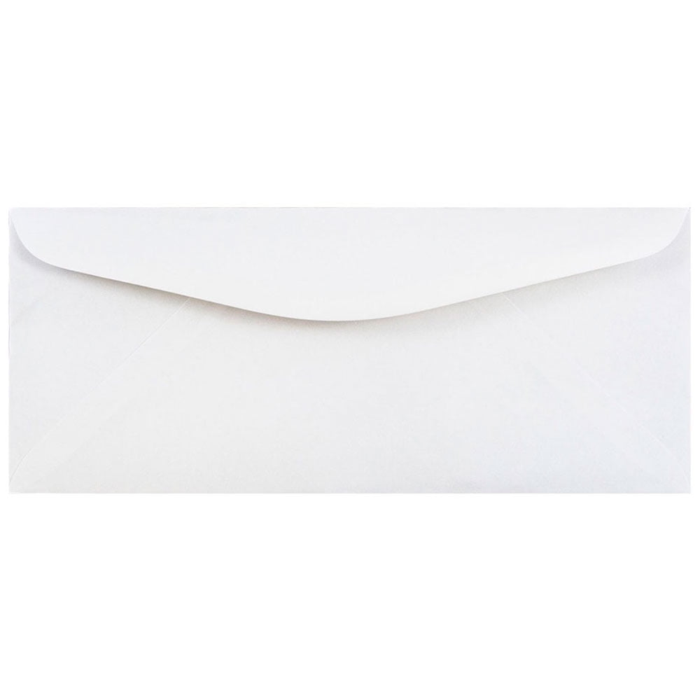 JAM Paper #12 Business Envelopes, 4 3/4 x 11, White, Bulk 500/Box