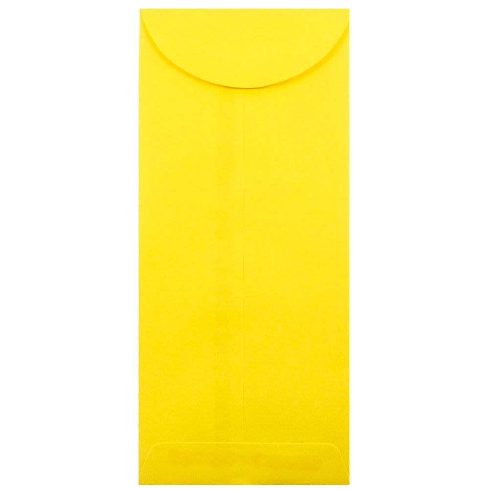 JAM Paper #12 Policy Envelopes, 4.8x11, Yellow, 1000/Carton