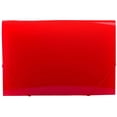 thumbnail image 1 of JAM Paper 13 Pocket Expanding File, Red, 1/Pack, Letter Size, 9 x 13, 1 of 3