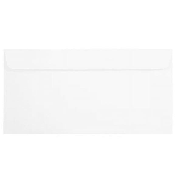 JAM Paper #16 Commercial Envelopes with Wallet Flap, 6 x 12, White, 25 per Pack