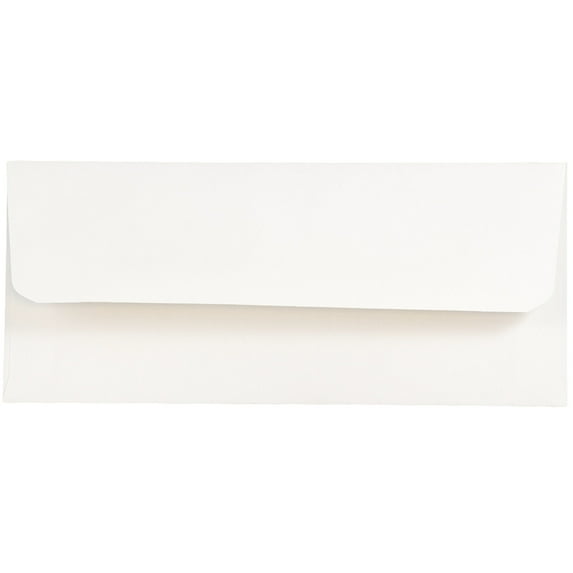 JAM Paper 3 x 6 11/16 Booklet Commercial Money Envelopes, White, Bulk 1000/Carton