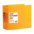 thumbnail image 1 of JAM Paper 4" 3-Ring Flexible Poly Binder Orange (PB75245OR), 1 of 5