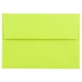 thumbnail image 1 of JAM Paper 4Bar A1 Envelopes, 3 5/8 x 5 1/8, Lime Green, 25/Pack, 1 of 2