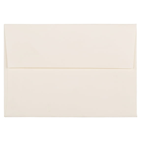 JAM Paper 4Bar A1 Strathmore Envelopes, 3 5/8 x 5 1/8, Natural White Laid, 25 per Pack