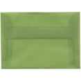 thumbnail image 1 of JAM Paper 4Bar Translucent Envelopes, 3 5/8 x 5 1/8, Leaf Green, 250/Pack, 1 of 2