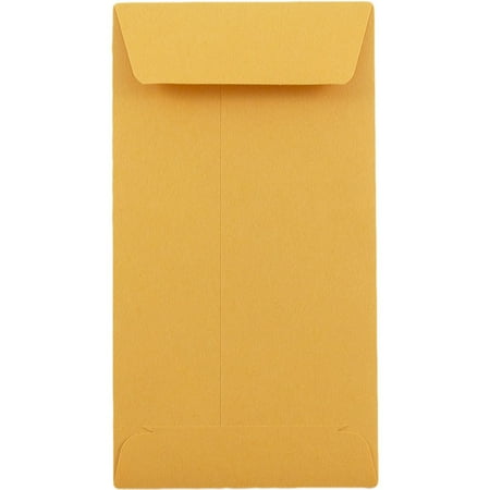 JAM Paper #5.5 Coin Brown Kraft Recycled Envelopes, 3 1/8 x 5 1/2, 100/Pack
