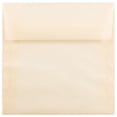 thumbnail image 1 of JAM Paper 5.5x5.5 Translucent Envelopes, Ivory, 25/Pack, Spring Ochre Ivory, 1 of 4