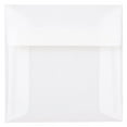 thumbnail image 1 of JAM Paper 5 x 5 Translucent Envelopes, Clear, 50/Pack, 1 of 2