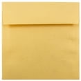 thumbnail image 1 of JAM Paper 6.5 x 6.5 Square Envelopes, Gold Metallic, 25/Pack, 1 of 2