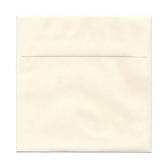 JAM Paper 6.5 x 6.5 Square Invitation Envelopes, Natural White, 100/Pack