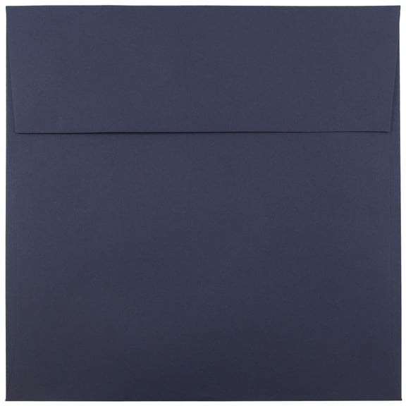 JAM Paper 6 x 6 Square Envelopes, Navy Blue, 1000/Carton
