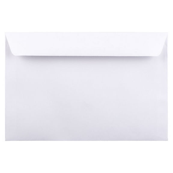 JAM Paper 6 x 9 Booklet Commercial Envelopes, White, 100 per Pack
