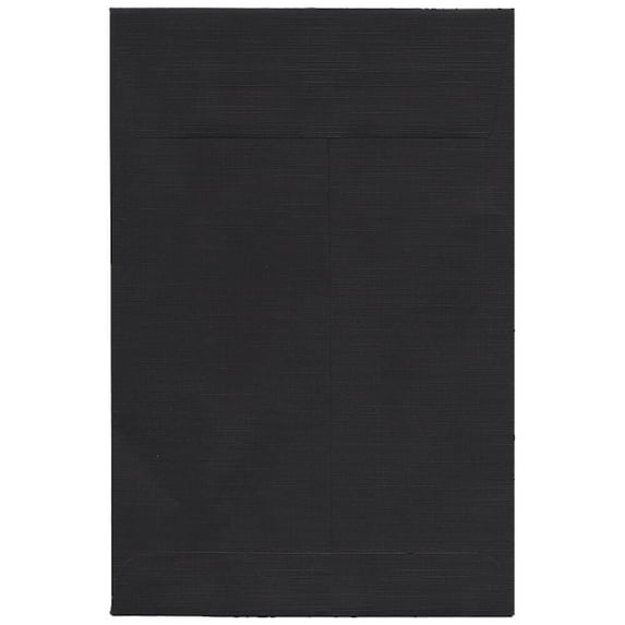 JAM Paper 6 x 9 Catalog Envelopes, Black, 25/Pack