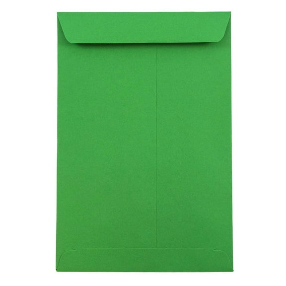 JAM Paper 6 x 9 Catalog Envelopes, Green, 25/Pack