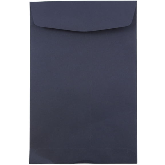 JAM Paper 6 x 9 Catalog Envelopes, Navy Blue, 50 per Pack