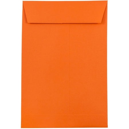 JAM Paper 6 x 9 Catalog Envelopes, Orange, 250/Pack
