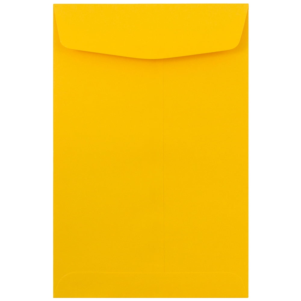 JAM PAPER & ENVELOPE JAM Paper 6 x 9 Catalog Envelopes, Sun Yellow, 10/Pack