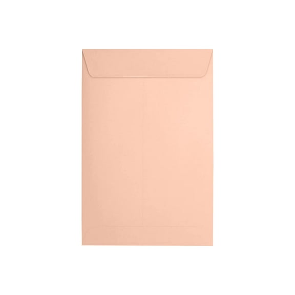 JAM Paper 6 x 9 Open End Envelopes Peel & Press Blush Pink 50 Pack (1644-114-50)