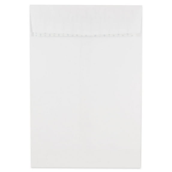 JAM Paper 6 x 9 Peel & Seal Open End Catalog Envelopes, White, 25 per Pack