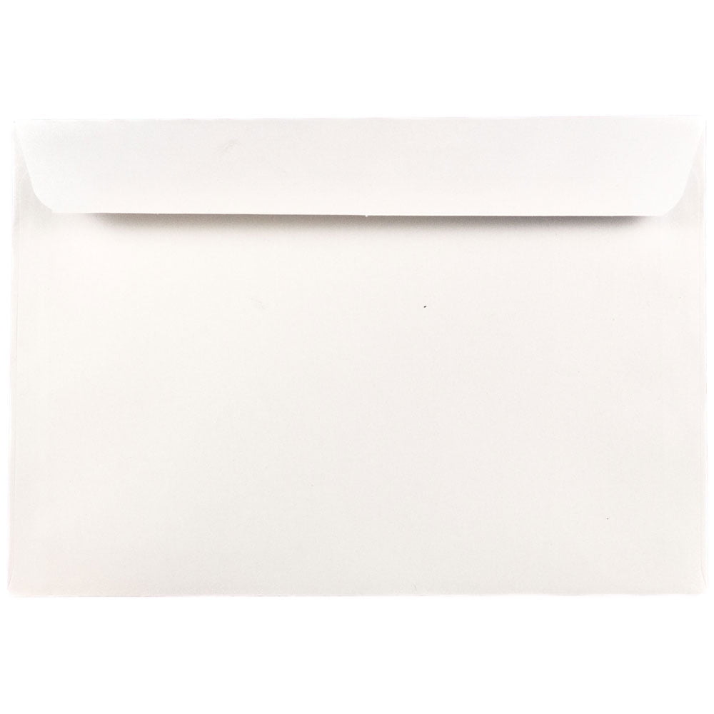 JAM PAPER & ENVELOPE JAM Paper 7 1/2" x 10 1/2" Booklet Commercial Envelopes, White, 50 Per Pack