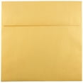 thumbnail image 1 of JAM Paper 8.5 x 8.5 Square Envelopes, Gold Metallic, 50/Pack, 1 of 2