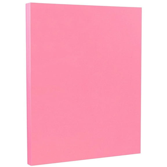JAM Paper, 8.5x11, 24lb Bright Pink, 500/Pack