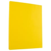 JAM Paper 8.5x11, 24lb Yellow, 100 per Pack