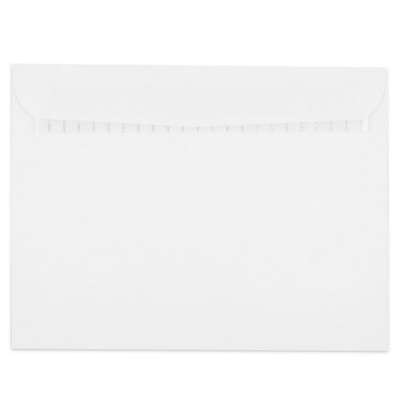 JAM Paper 9 1/2 x 12 1/2 Booklet Commercial Envelopes with Peel and Seal Closure, White, 50/Pack