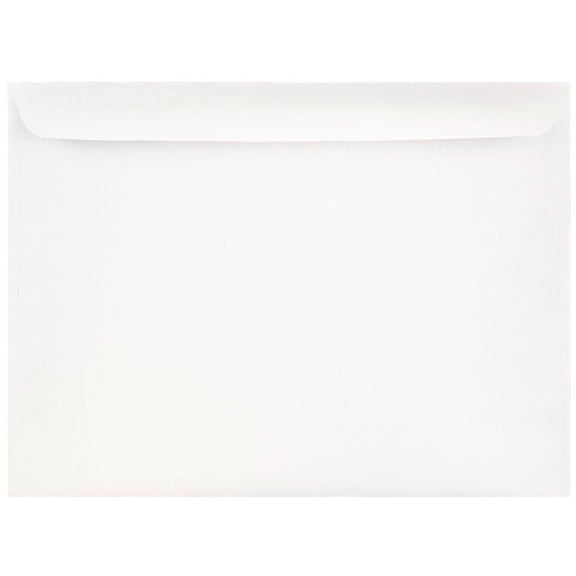 JAM Paper 9 1/2 x 12 5/8 Booklet Commercial Envelopes, White, 25/Pack