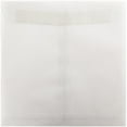 thumbnail image 1 of JAM Paper 9.5x9.5 Translucent Envelopes, Clear, 50/Pack, 1 of 2