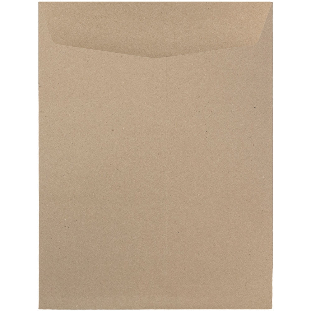JAM Paper 9 x 12 Catalog Envelopes, Brown Kraft, 50 per Pack