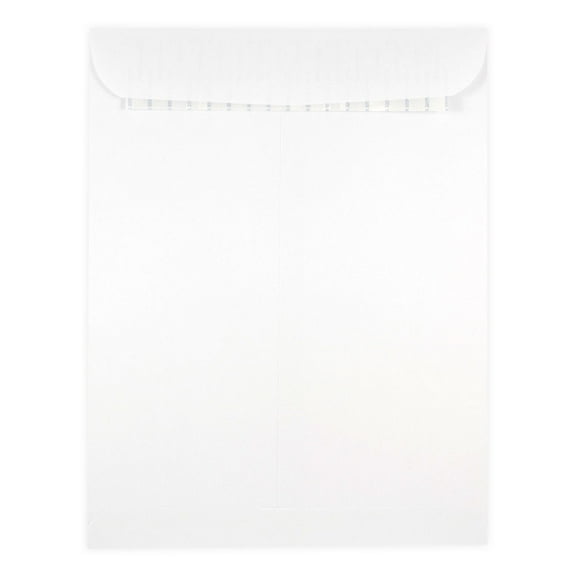 JAM Paper 9 x 12 Open End Catalog Commercial Envelopes with Peel and Seal Closure, White, Bulk 250/Box