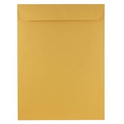 JAM Paper 9 x 12 Open End Catalog Envelopes, Brown Kraft Manila, 100 per Pack