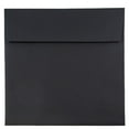 thumbnail image 1 of JAM Paper 9 x 9 Square Envelopes, Black Linen, 25/Pack, 1 of 2