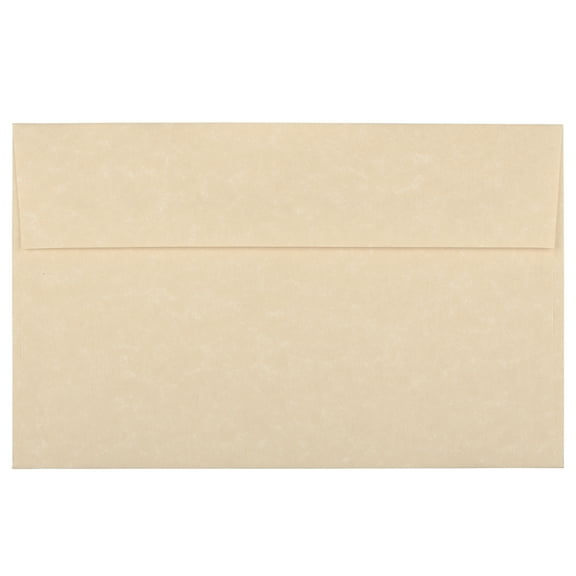 JAM Paper A10 Envelopes, 6 x 9 1/2, Brown Parchment, 25 per Pack