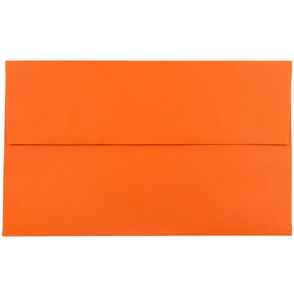JAM Paper A10 Envelopes, 6 x 9 1/2, Orange, 1000/Carton