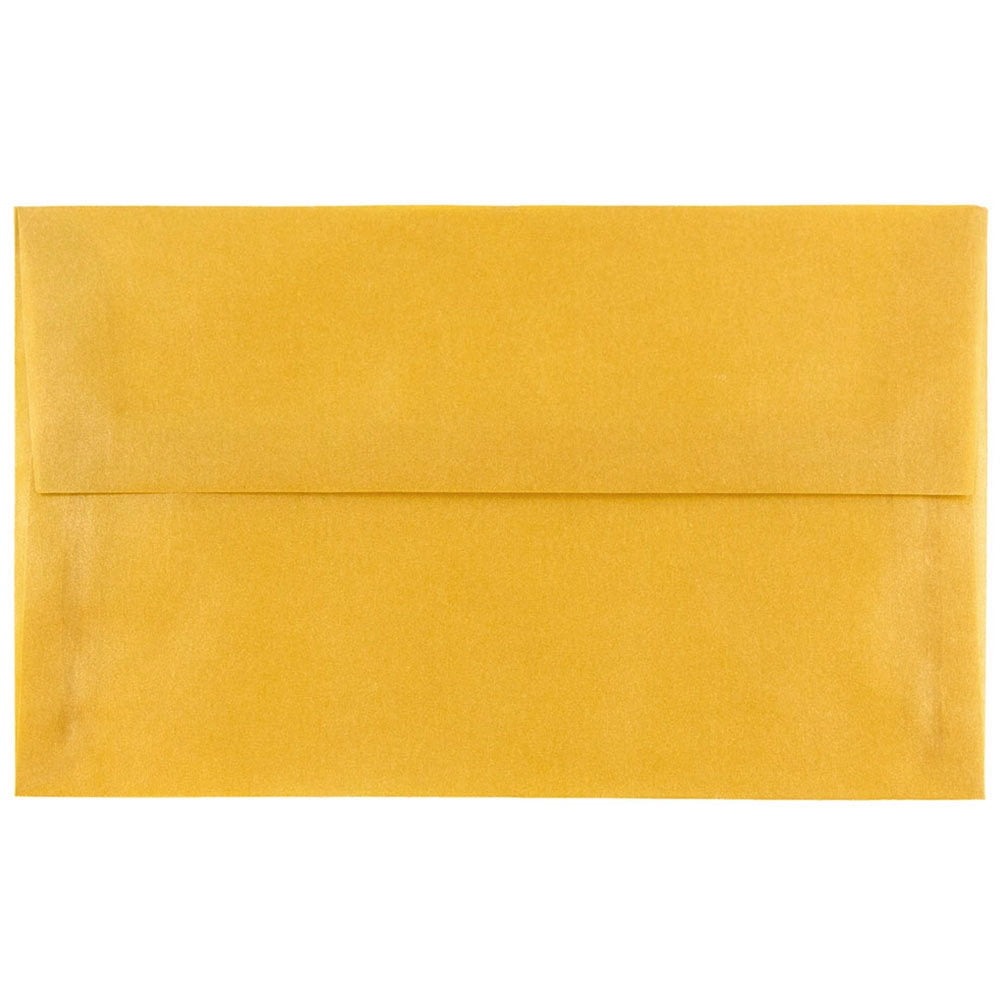 Gold Translucent Paper JAM Paper A10 Translucent Envelopes, 6 x 9 1/2, Gold, 250/Pack ...