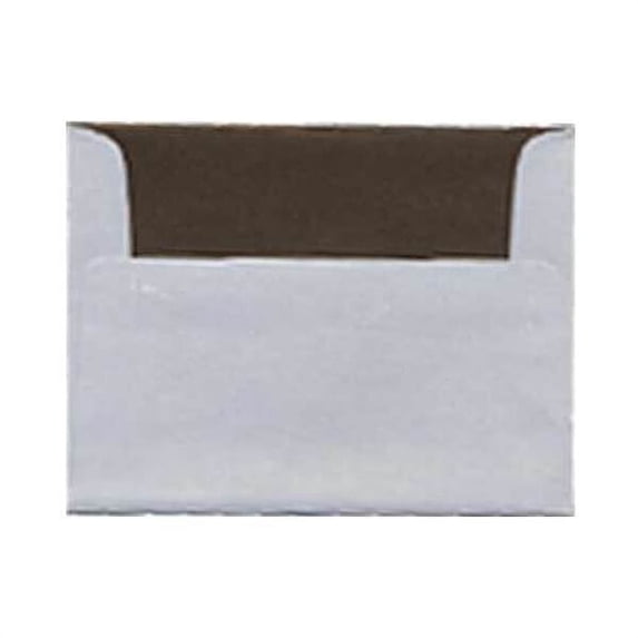 JAM Paper A2 Envelopes, 4 3/8 x 5 3/4, 25 per Pack, Citrine Metallic with Bronze Lining