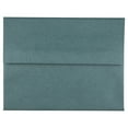 thumbnail image 1 of JAM Paper A2 Envelopes, 4 3/8 x 5 3/4, 50/Pack, Malachite Deep Green Metallic, 1 of 3