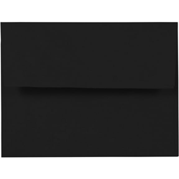 JAM Paper A2 Envelopes, 4 3/8 x 5 3/4, Black, 1000/Carton