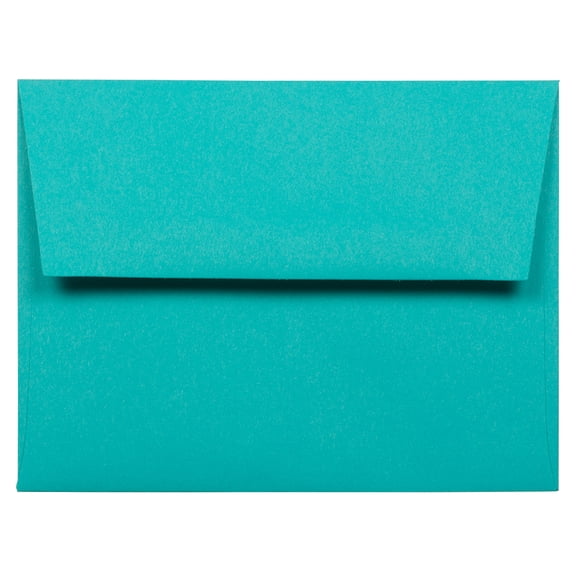 JAM Paper A2 Envelopes, 4 3/8 x 5 3/4, Sea Blue, 250/Pack