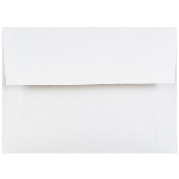 JAM Paper A2 Invitation Envelopes, 4 3/8 x 5 3/4, White, 100 per Pack