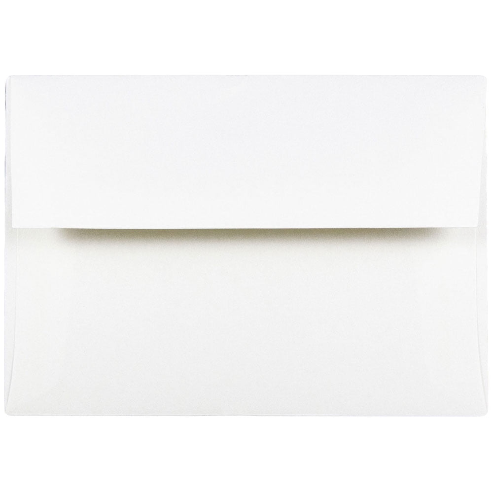 JAM Paper A2 Strathmore Invitation Envelopes, 4 3/8 x 5 3/4, Bright
