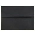 thumbnail image 1 of JAM Paper A6 Envelopes, 4 3/4 x 6 1/2, Black Linen, 25/Pack, 1 of 2
