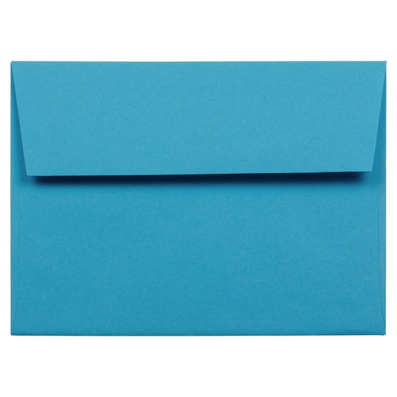 JAM Paper A6 Envelopes, 4 3/4 x 6 1/2, Blue, 25/Pack