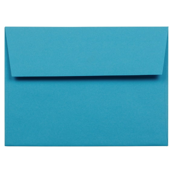 JAM Paper A6 Envelopes, 4 3/4 x 6 1/2, Blue, 50/Pack