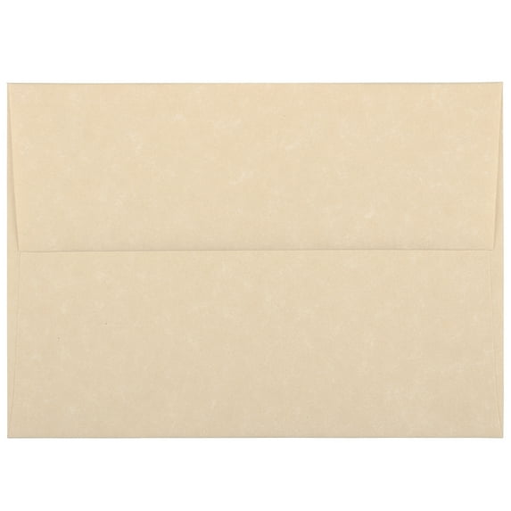 JAM Paper A6 Envelopes, 4 3/4 x 6 1/2, Brown Parchment, 25/Pack