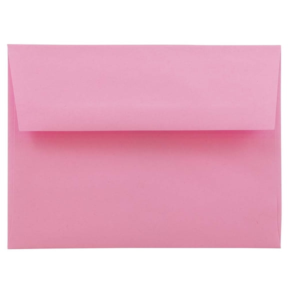 JAM Paper A6 Envelopes, 4 3/4 x 6 1/2, Pink, 250/Pack