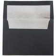 thumbnail image 1 of JAM Paper A6 Foil Envelopes, 4.8x6.5, 25/Pack, Black with Silver Foil, 1 of 2
